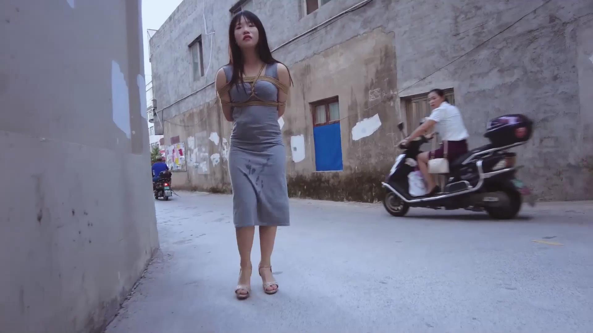 SM緊縛高画質 緊縛外出 中国smカップル - chinakb